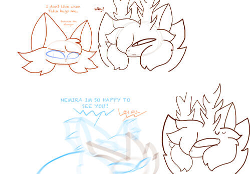 Sketched scenes