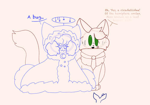 Sketched scene